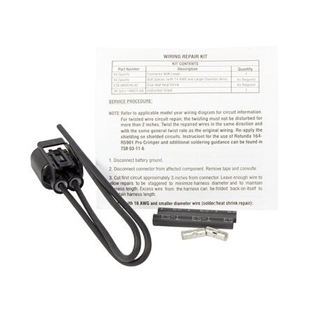 Motorcraft Wire Assembly, Wpt1122 WPT1122